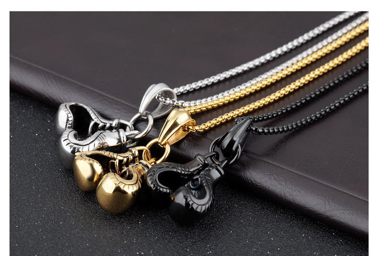 Halsband med boxningshandskar