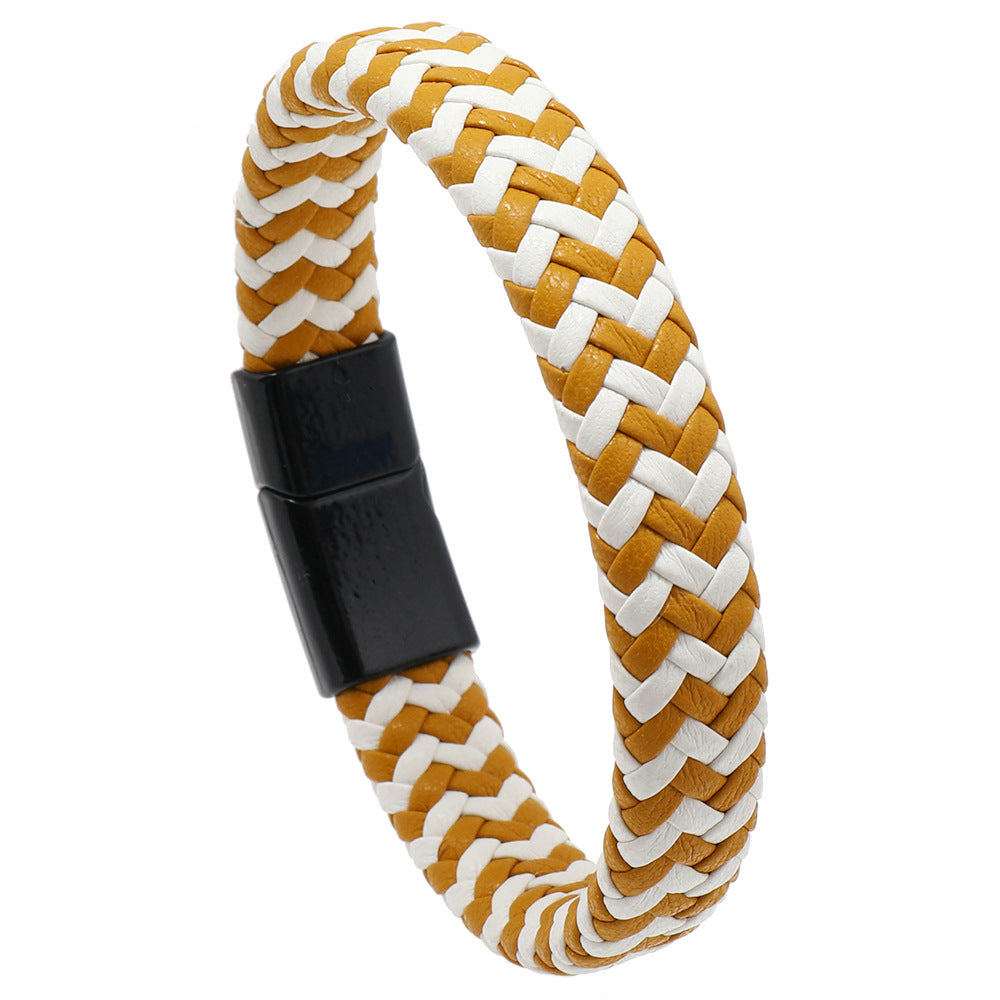 Läderarmband för män