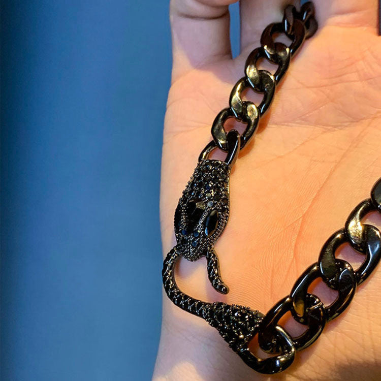 Svart Kubansk Länkkedja